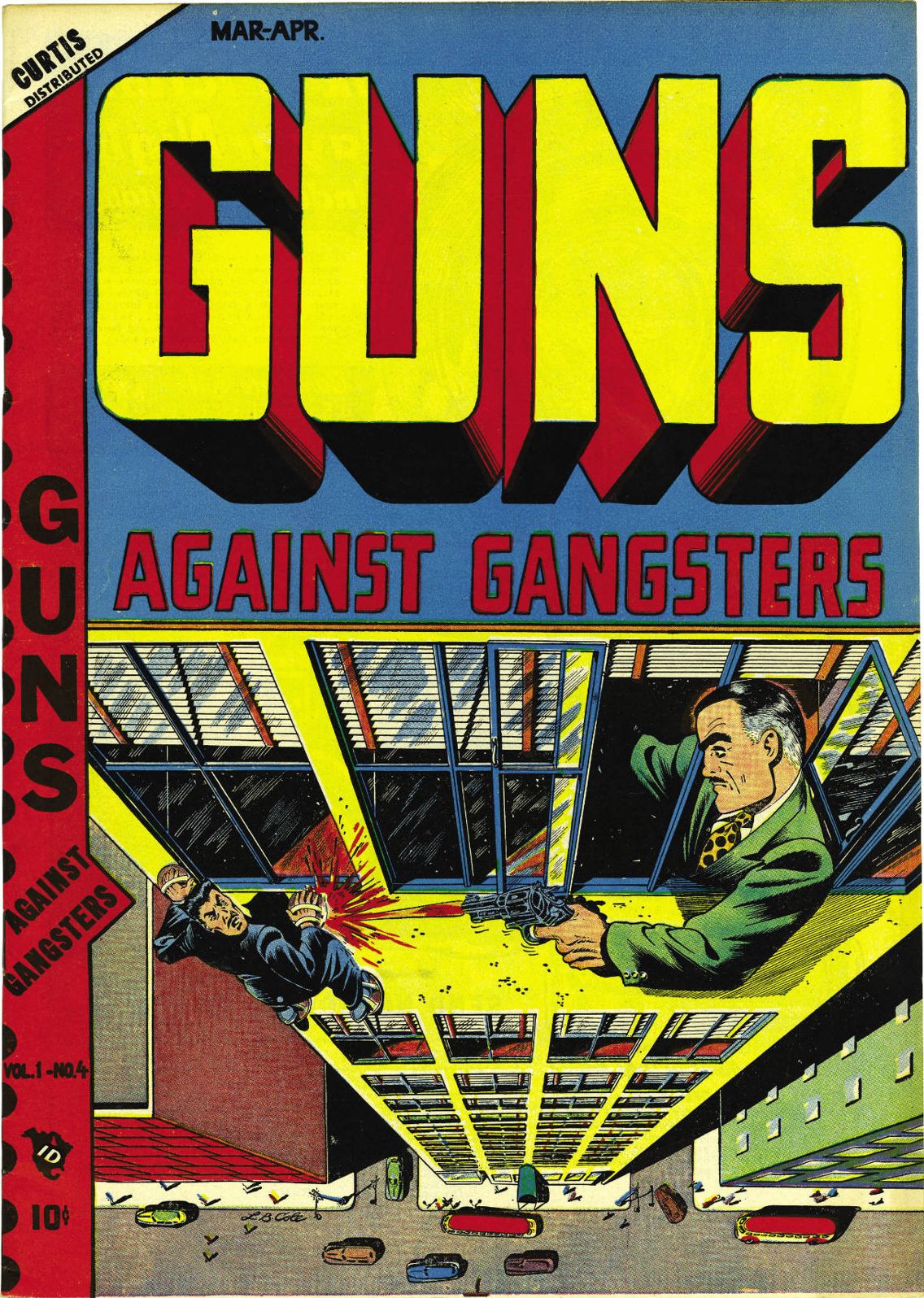 Guns Against Gangsters Number 4 Crime Comic Book