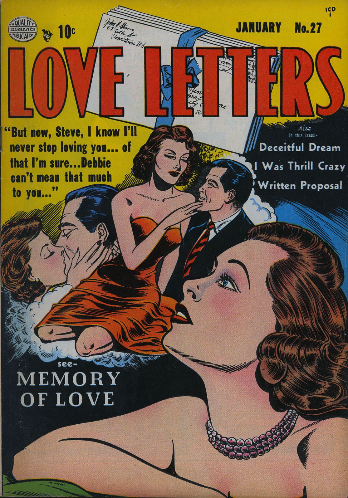 Love Letters Number 27 Love Comic Book