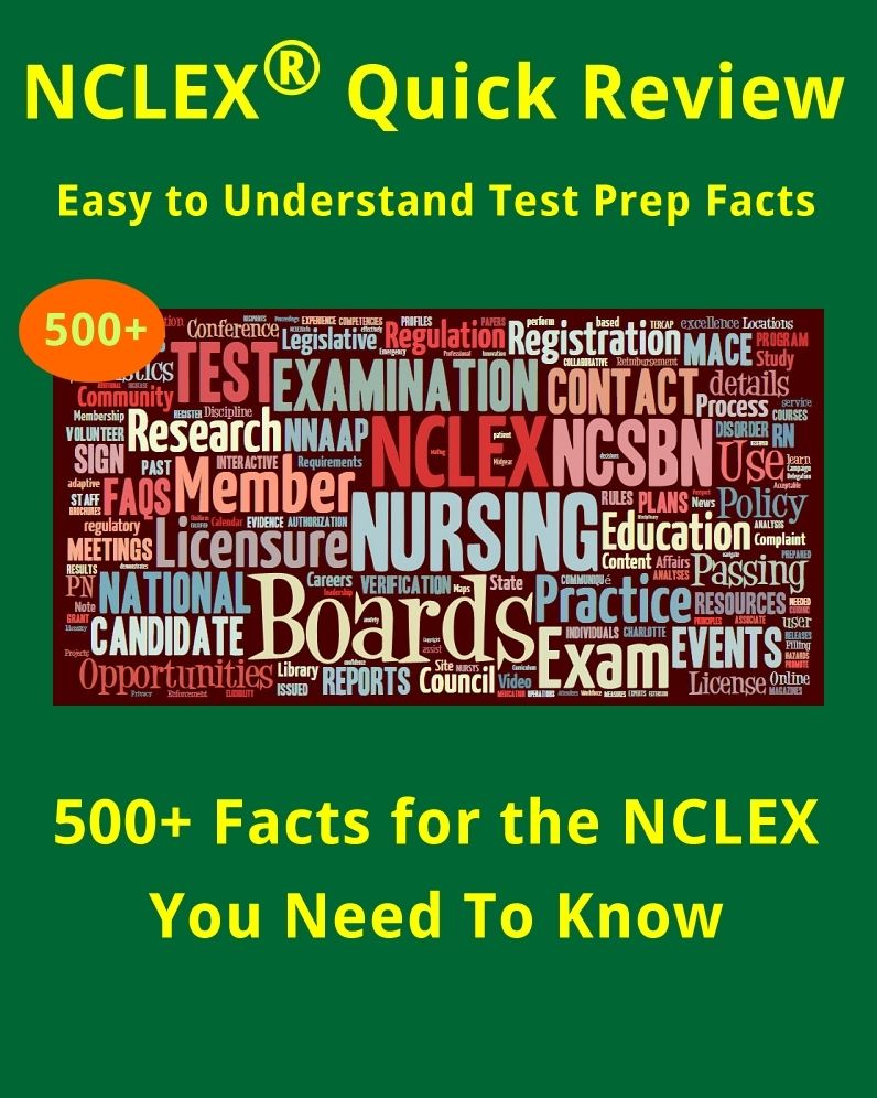 500+ Must Know Facts for the NCLEX Exam (Quick Review Test Prep)