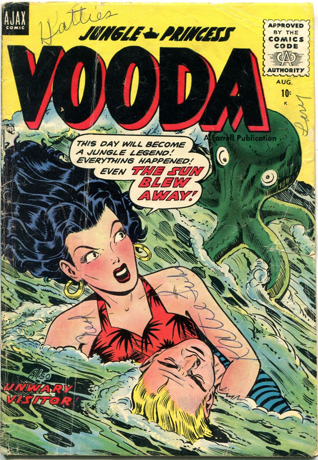 Vooda Number 22 Action Comic Book
