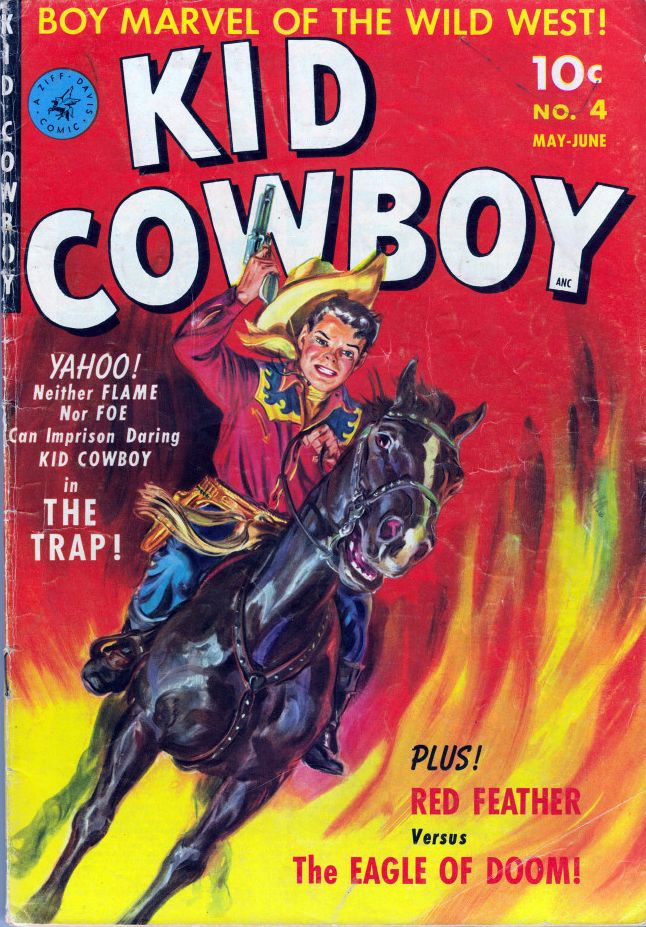 Kid Cowboy Number 4 Western Comic Book