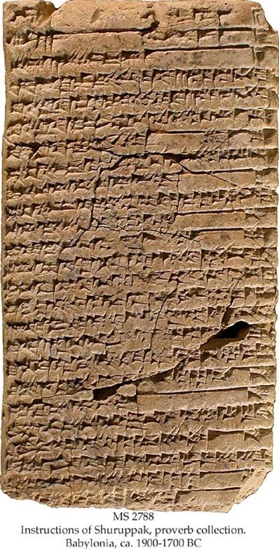 Instructions of Shuruppak
