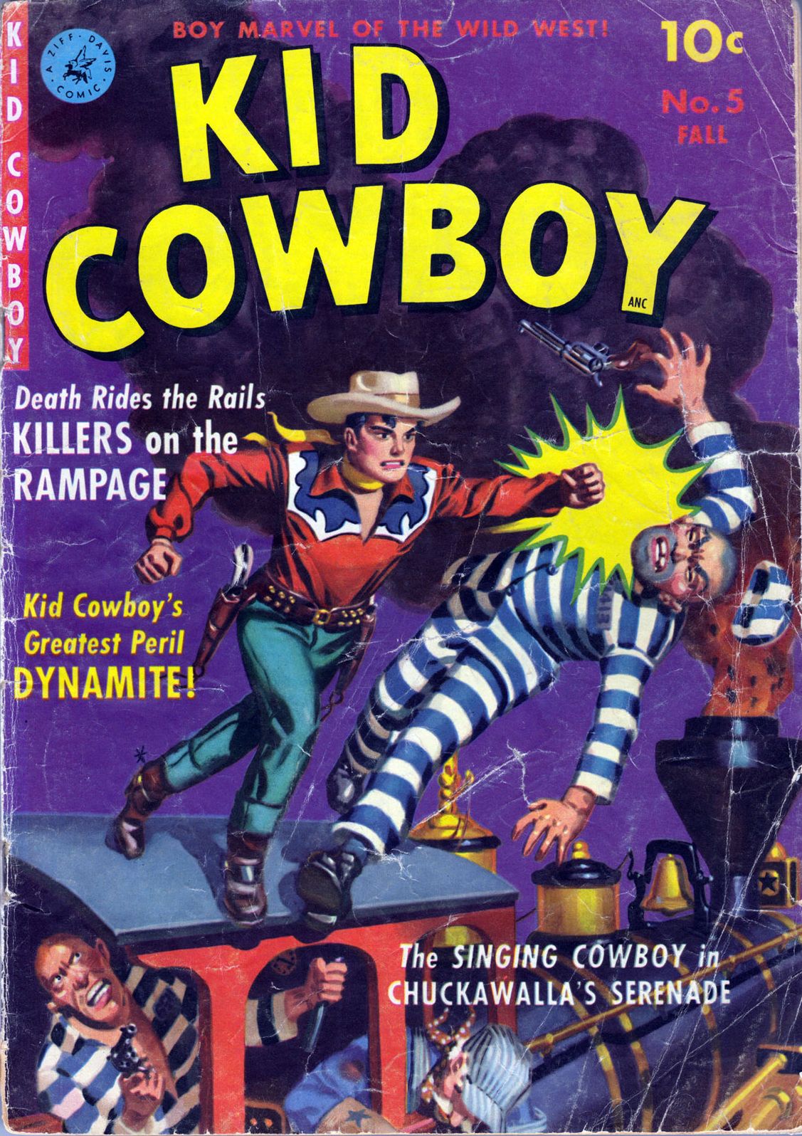 Kid Cowboy Number 5 Western Comic Book
