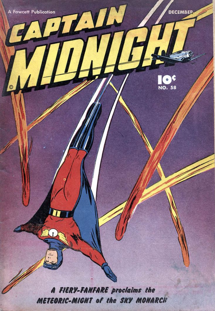 Captain Midnight Number 58 Super-Hero Comic Book