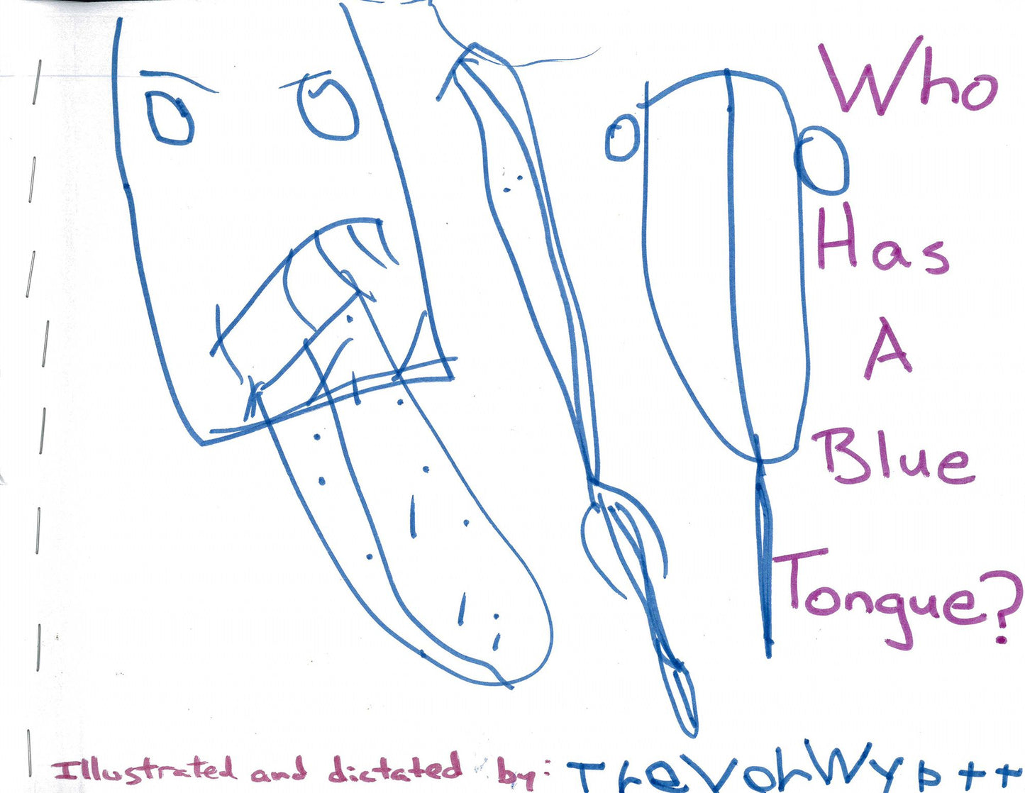 Who Has A Blue Tongue