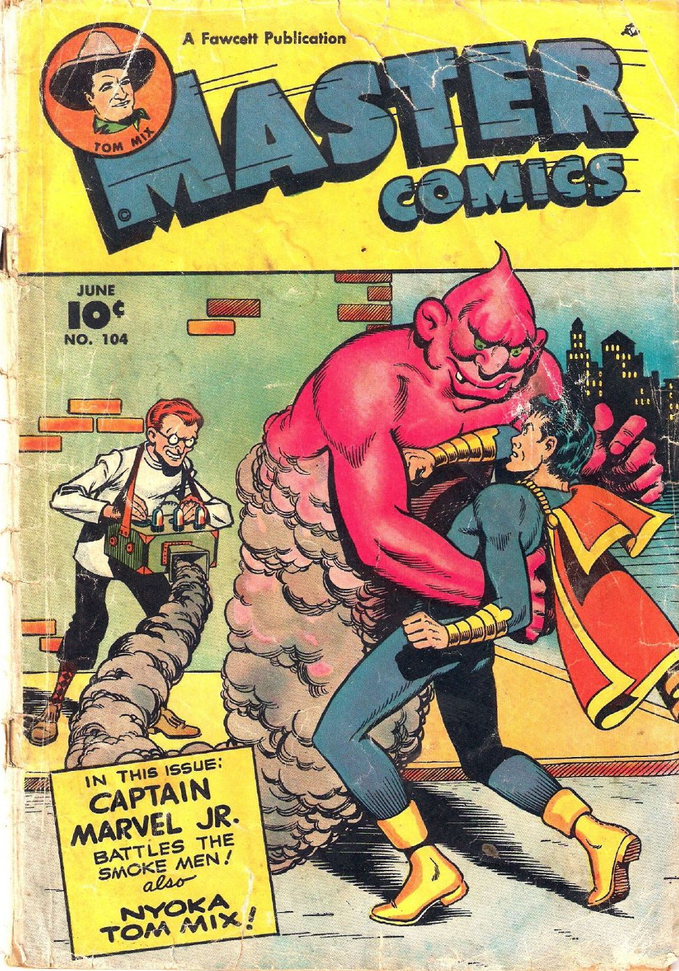 Master Comics Number 104 Superhero Comic Book