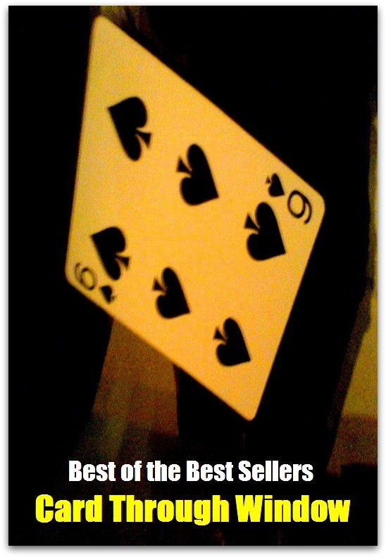 Best of the Best Sellers Card Through Window (cardboard, greeting card, identification (card), credit card, playing card, eccentric, calling card)
