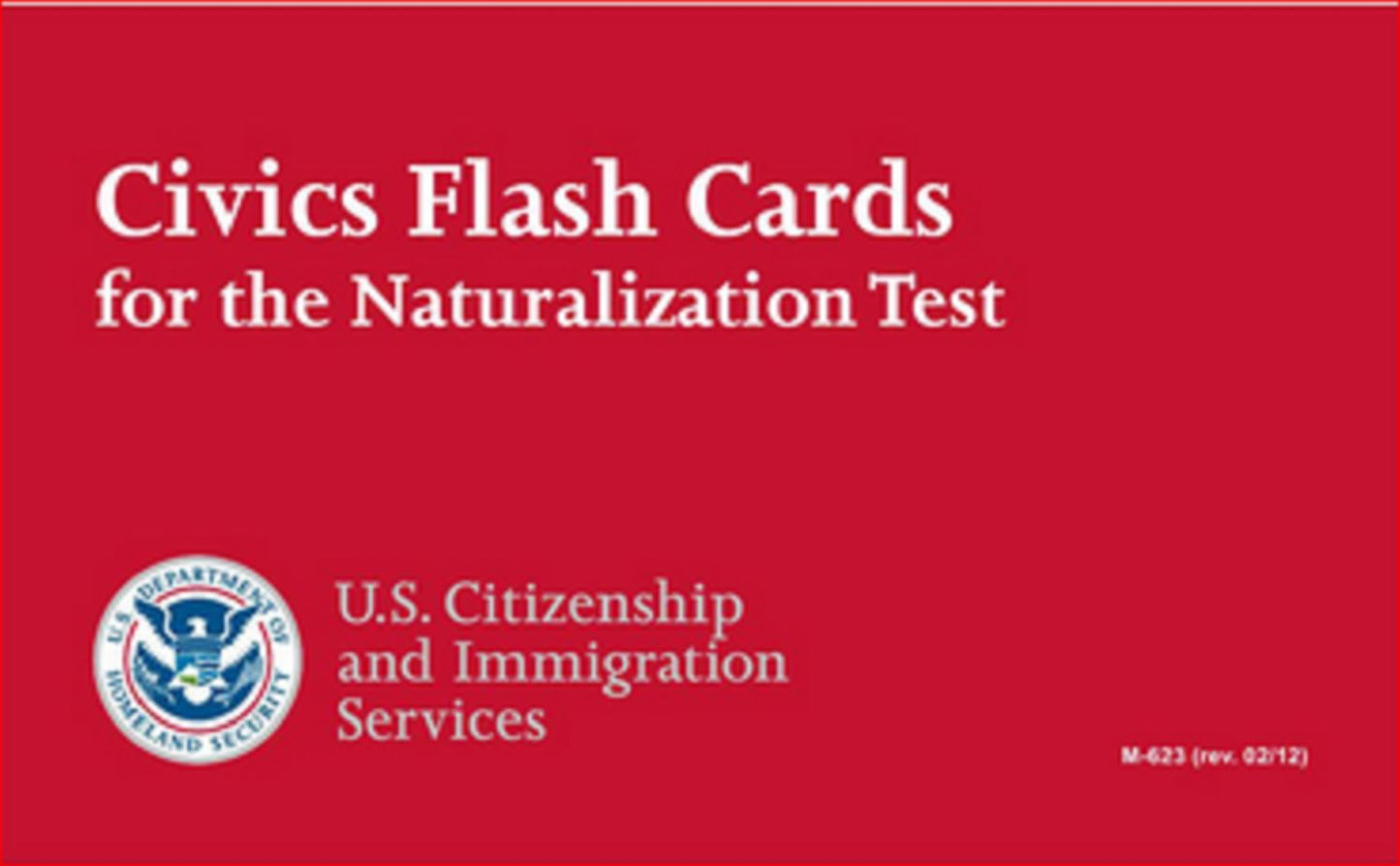 Civics Flash Cards for the Naturalization Test
