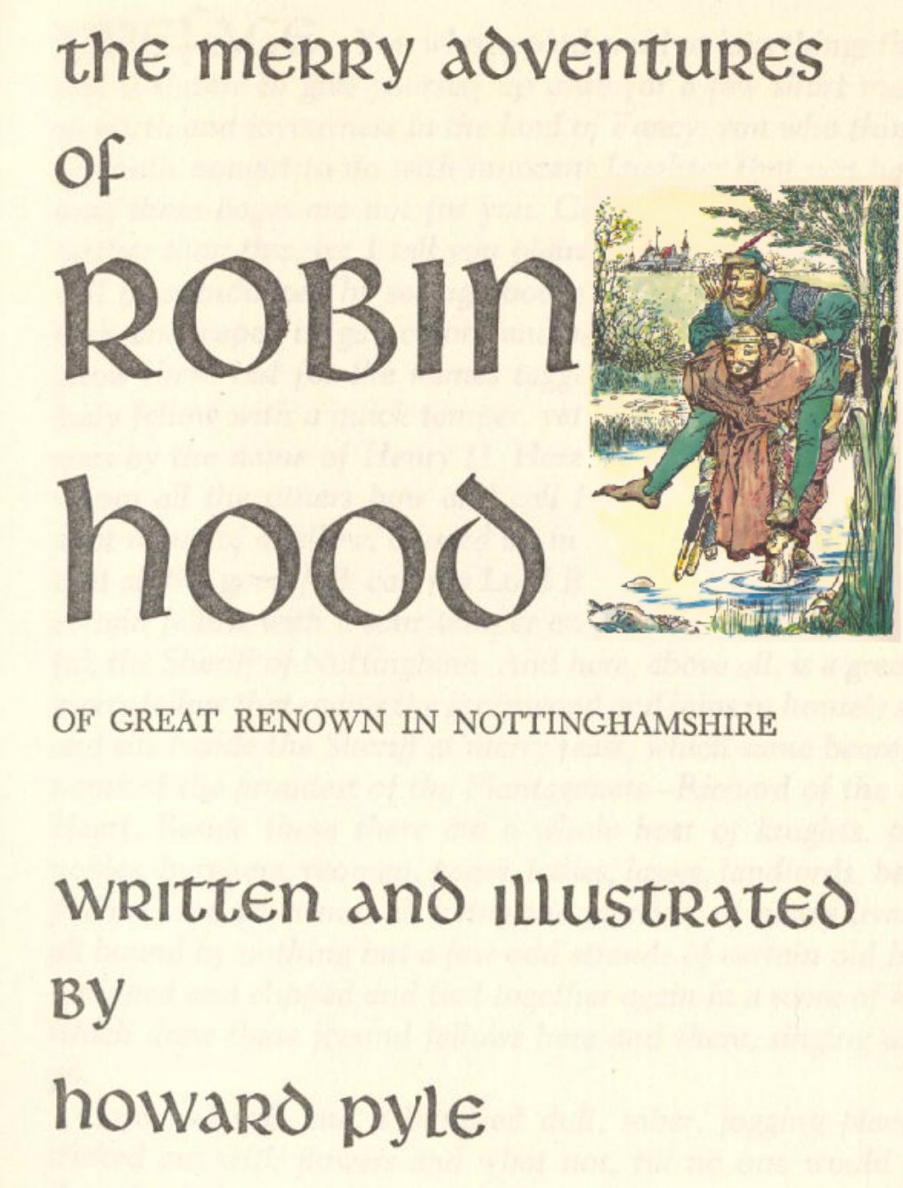 The Merry Adventures of Robin Hood by Howard Pyle