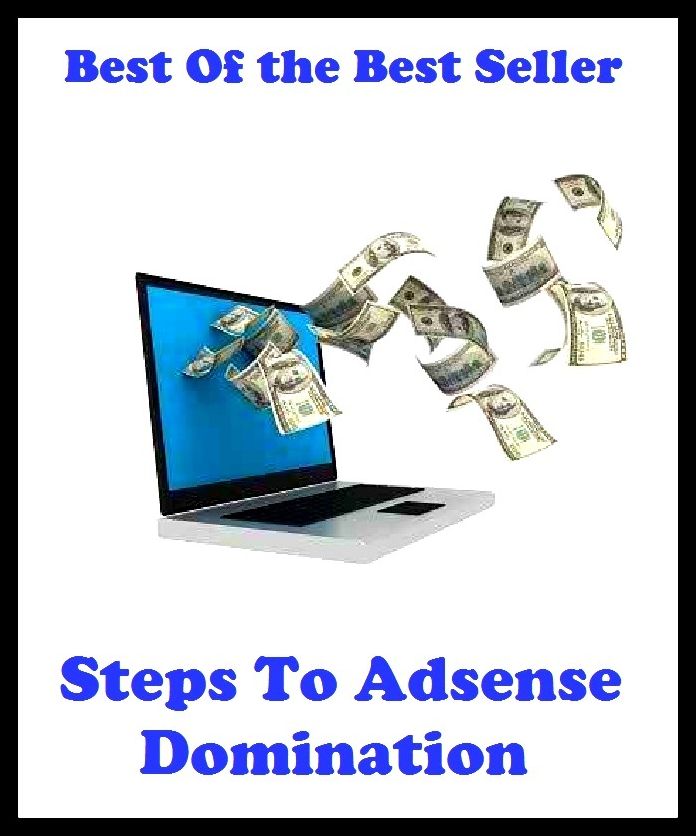 Best of the best sellers Steps To Adsense Domination ( online marketing, computer, hardware, blog, frequency, laptop, web, net, mobile, broadband, wifi, internet, bluetooth, wireless, e mail, download, up load, personal area network, software )