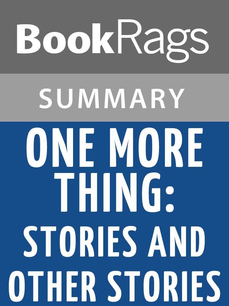 One More Thing by B. J. Novak l Summary & Study Guide