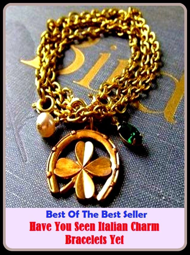 Best of the Best Sellers Have You Seen Italian Charm Bracelets Yet (bangle, band, circlet, armlet, wristlet, anklet, Manilla, bangle, bracelet)