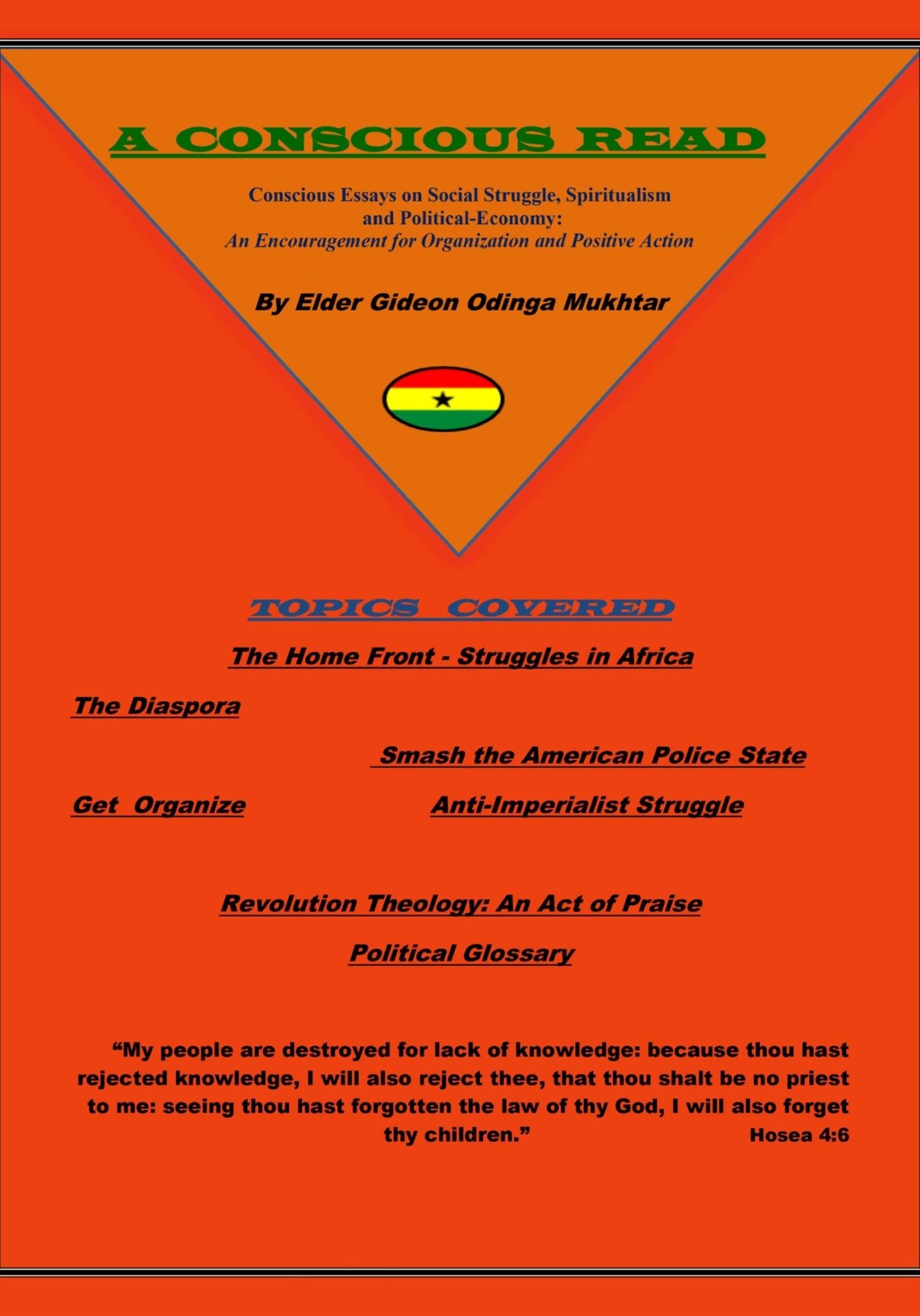 A Conscious Read: Conscious Essays on Social Struggle, Spiritualism,and Political-Economy