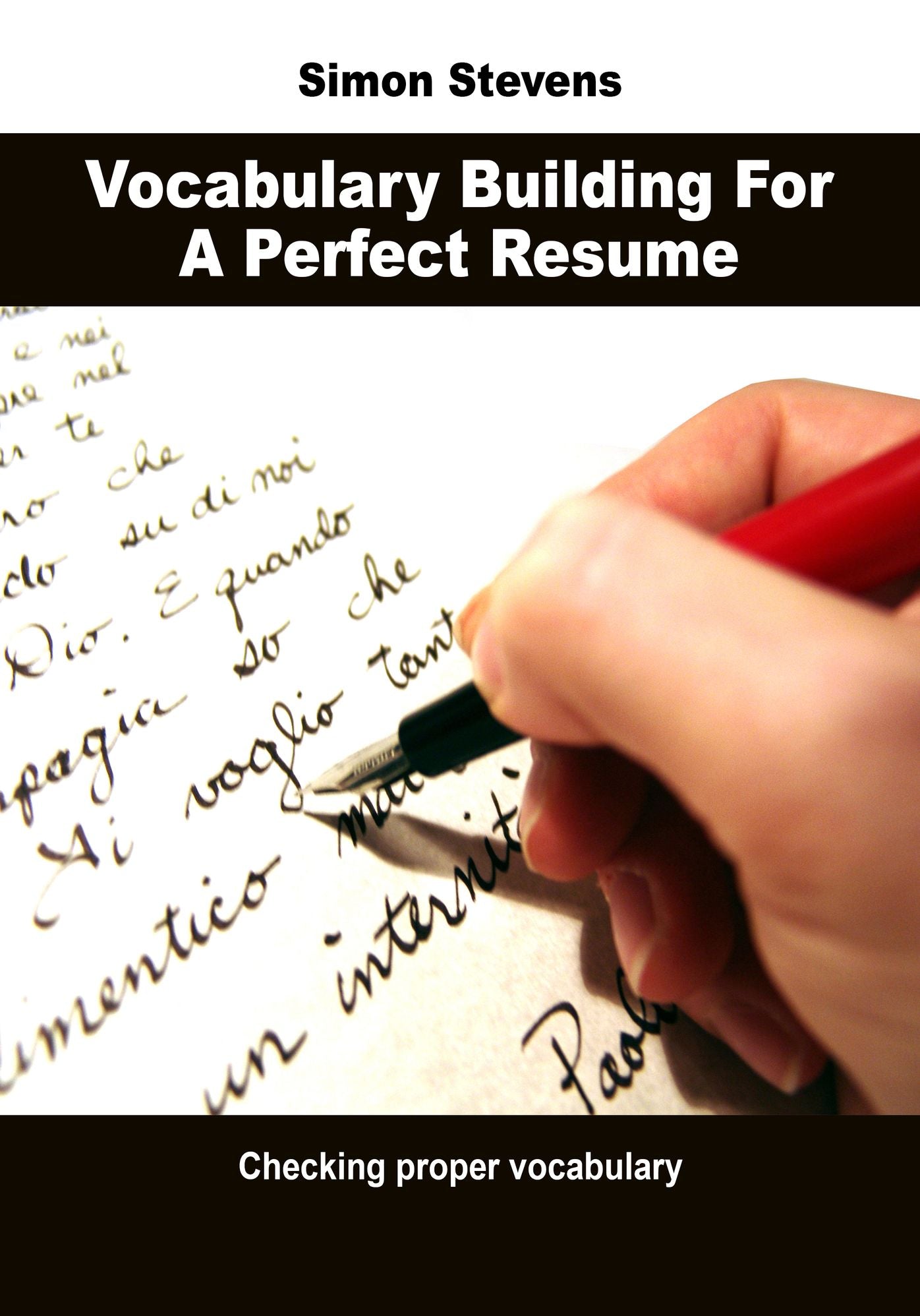Vocabulary Building for a Perfect Resume