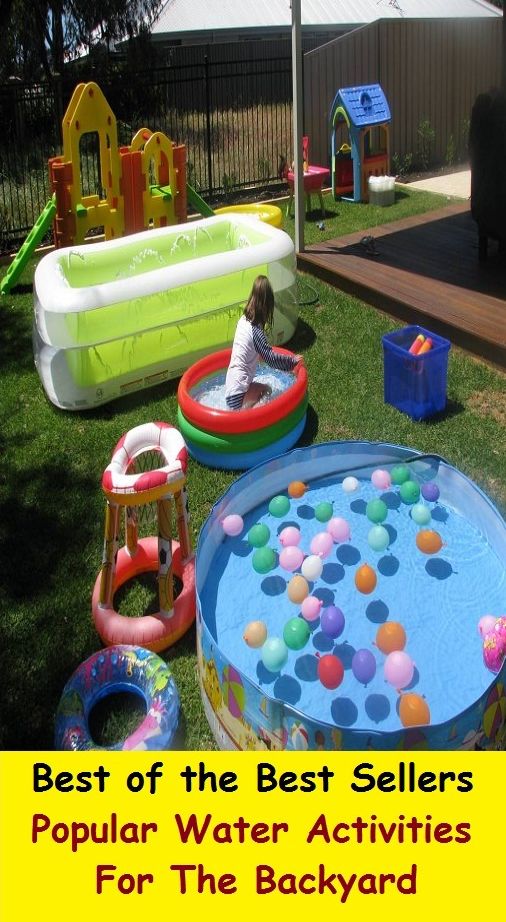 Best of the best seller Popular Water Activities For The Backyard(everyday,ordinary,family,home,plain,domiciliary,homey,homely,domestic,homelike)