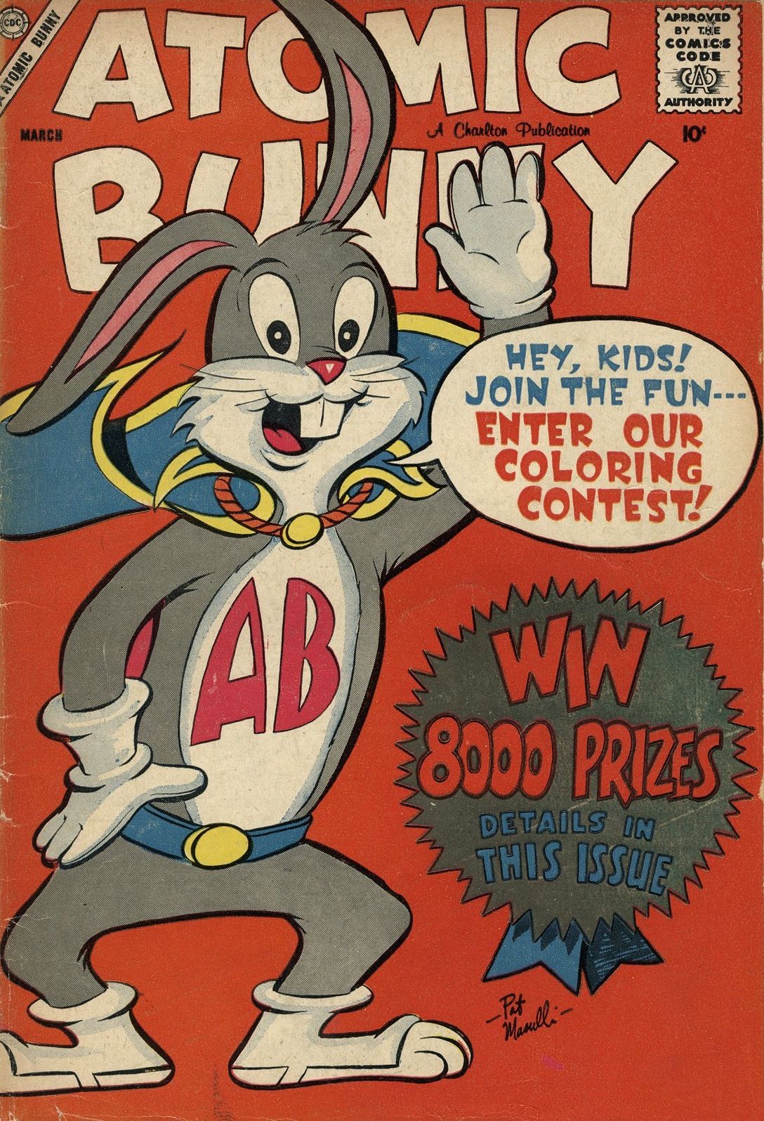 Atomic Bunny Number 15 Childrens Comic Book