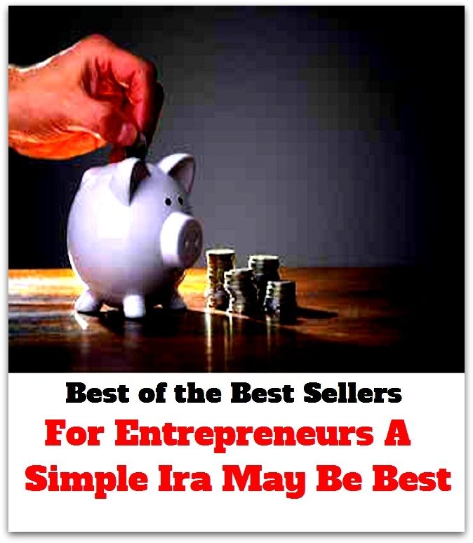 Best of the Best Sellers For Entrepreneurs A Simple Ira May Be Best (easy, inborn, innate, instinctive, spontaneous, straight, plain, immediate, candid, outgiving )