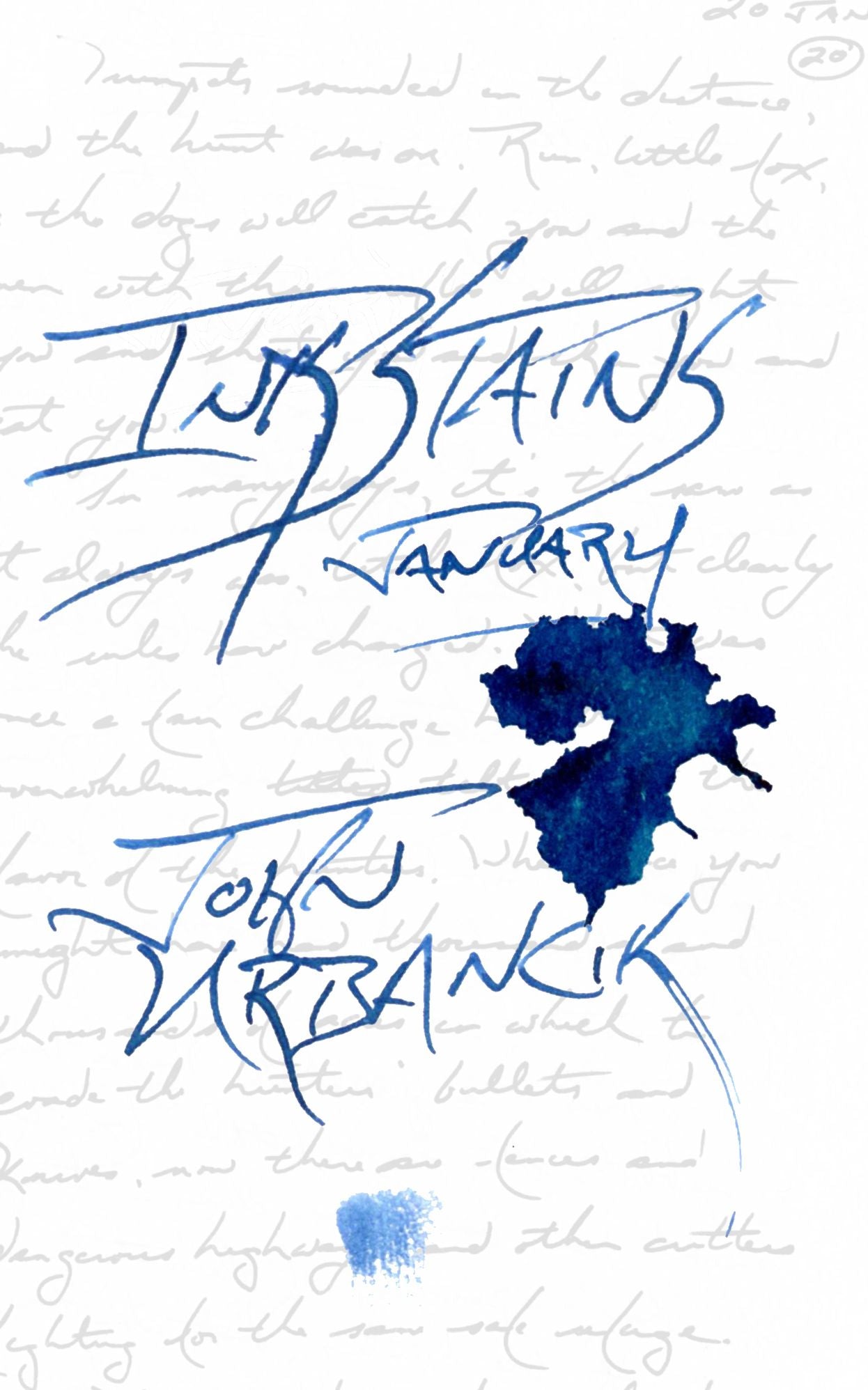 InkStains January