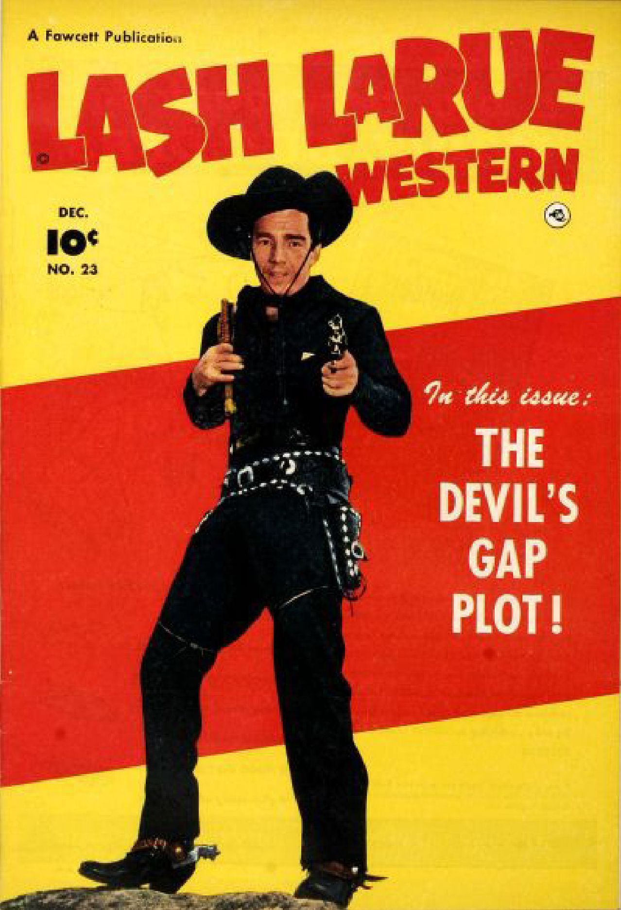 Lash LaRue Western Number 23 Western Comic Book