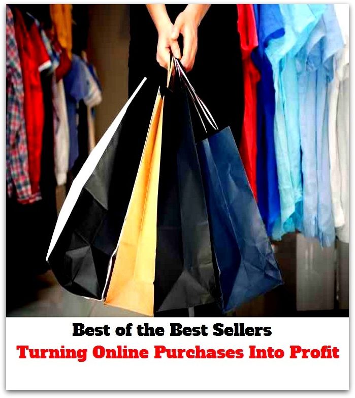 Best of the Best Sellers Turning Online Purchases Into Profit (beneficial, commercial, effective, fruitful, good, inoperative, practical, productive, rewarding, successful)
