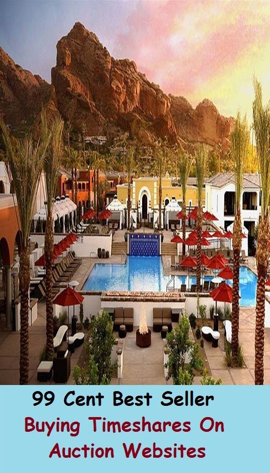 99 Cent Best Seller Buying Timeshares On Auction Websites (Apartment,co-op,condo,timeshare,townhouse,adobe,apartment block,bungalow,chalet,villa,terrace)