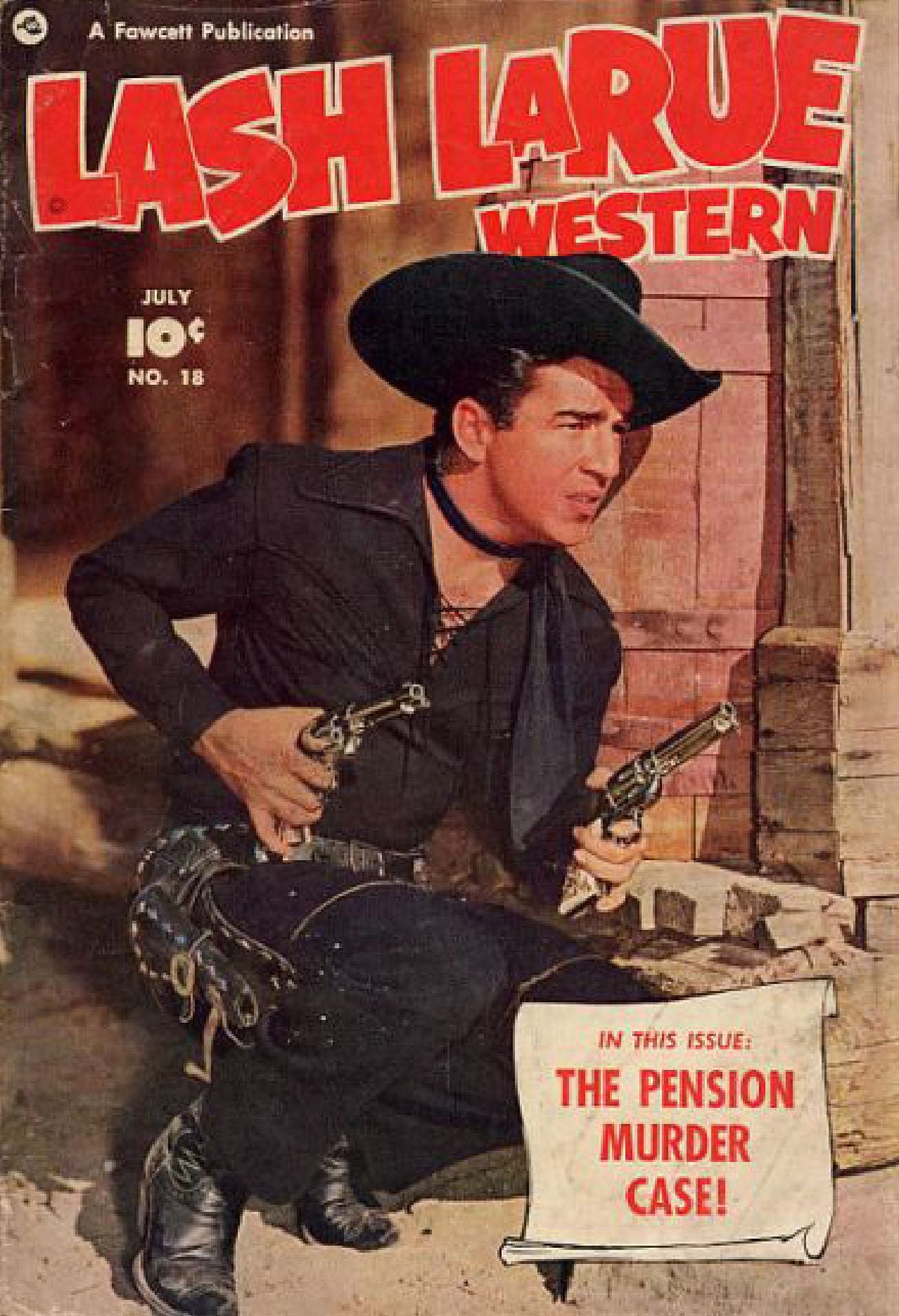 Lash LaRue Western Number 18 Western Comic Book