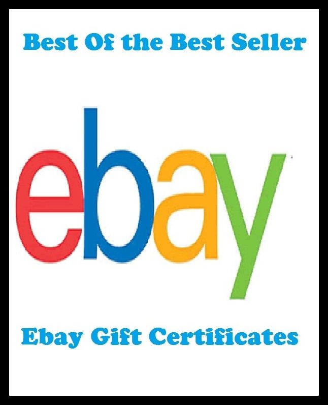 Best of the Best Sellers Ebay Gift Certificates (allowance, benefit, bonus, contribution, donation, giveaway, grant, legacy, offering, relief, reward, souvenir)