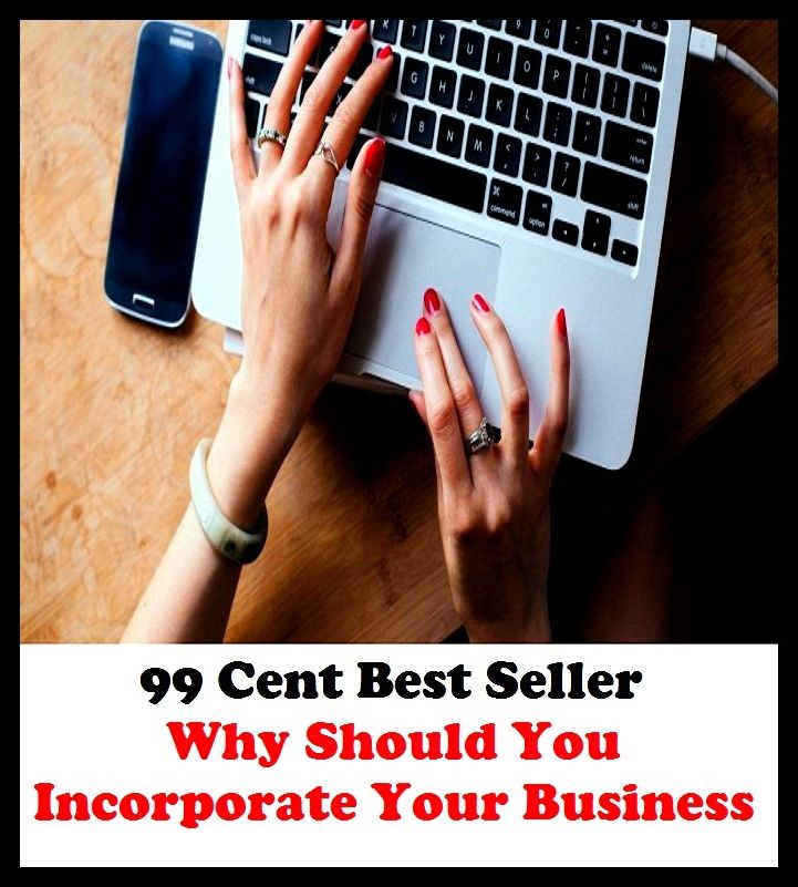 99 Cent Best Seller Why Should You Incorporate Your Busin ( business, employment, field, trade, work, bag, biz, calling, career, craft, dodge, function, game, line, livelihood, occupation, vocation )