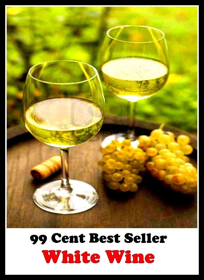 99 Cent Best Seller White Wine, (color, lavender, lilac, mauve, periwinkle, plum, violet, amethyst, heliotrope, magenta)