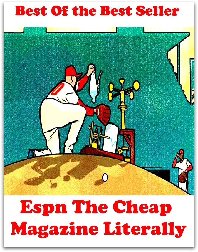 Best of the Best Sellers Espn The Cheap Magazine Literally ( journal, periodical, serial, supplement, quarterly, monthly, weekly, news magazine, glossy, mag, zine, fanzine, cartridge clip, clip )