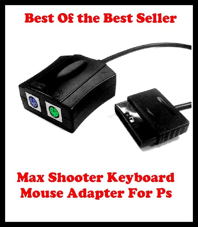 Best of the Best Sellers Max Shooter Keyboard Mouse Adapter For Ps ( hitman, hit man, gun, hired gun, torpedo, gunslinger, gunman, triggerman, shot, taw, gas, gas pedal, accelerator, throttle )