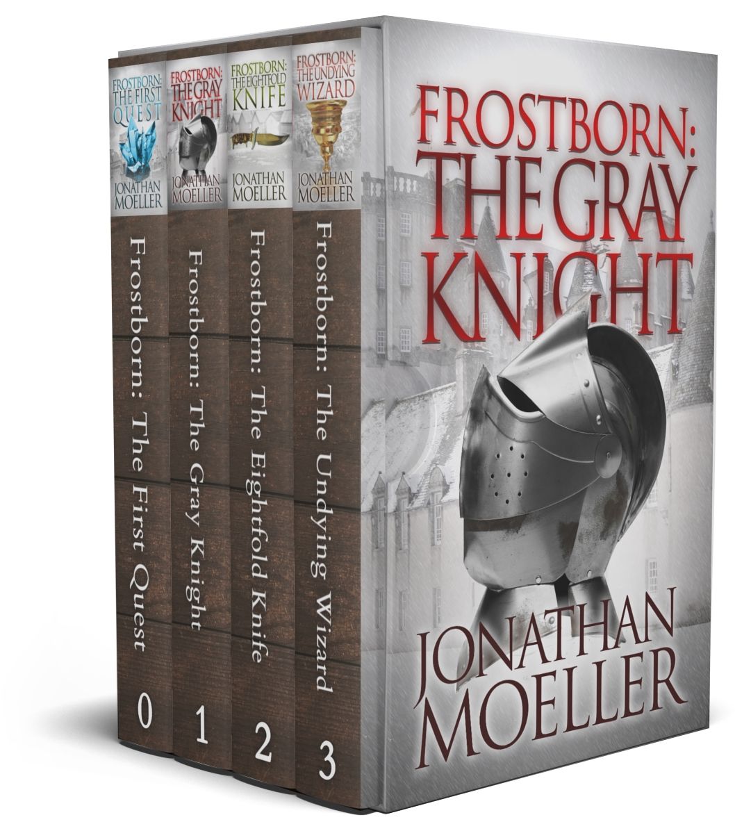 Frostborn Omnibus One (Frostborn: The Gray Knight / Frostborn: The Eightfold Knife / Frostborn: The Undying Wizard / Frostborn: The First Quest)