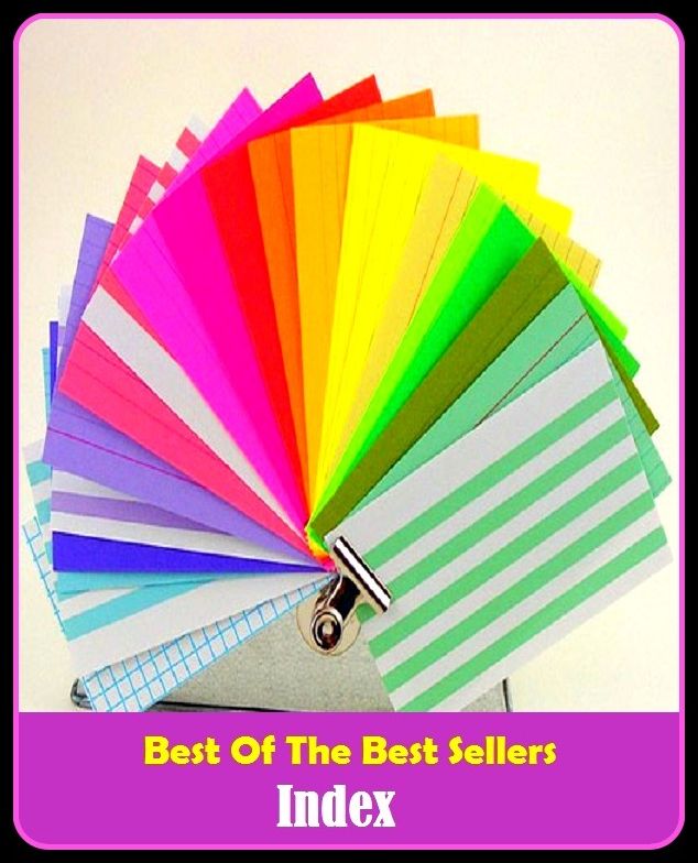 Best of the Best Sellers Index (exponent, indicator, index number, indicant, index finger, forefinger, power)