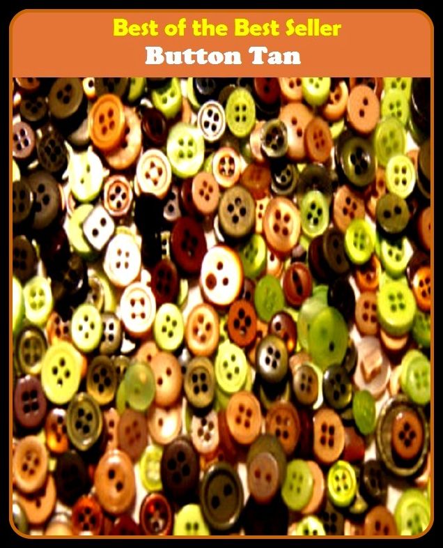 Best of the Best Sellers Button Tan (knob, clasp, frog, catch, stud, fastening, switch, room, groove)