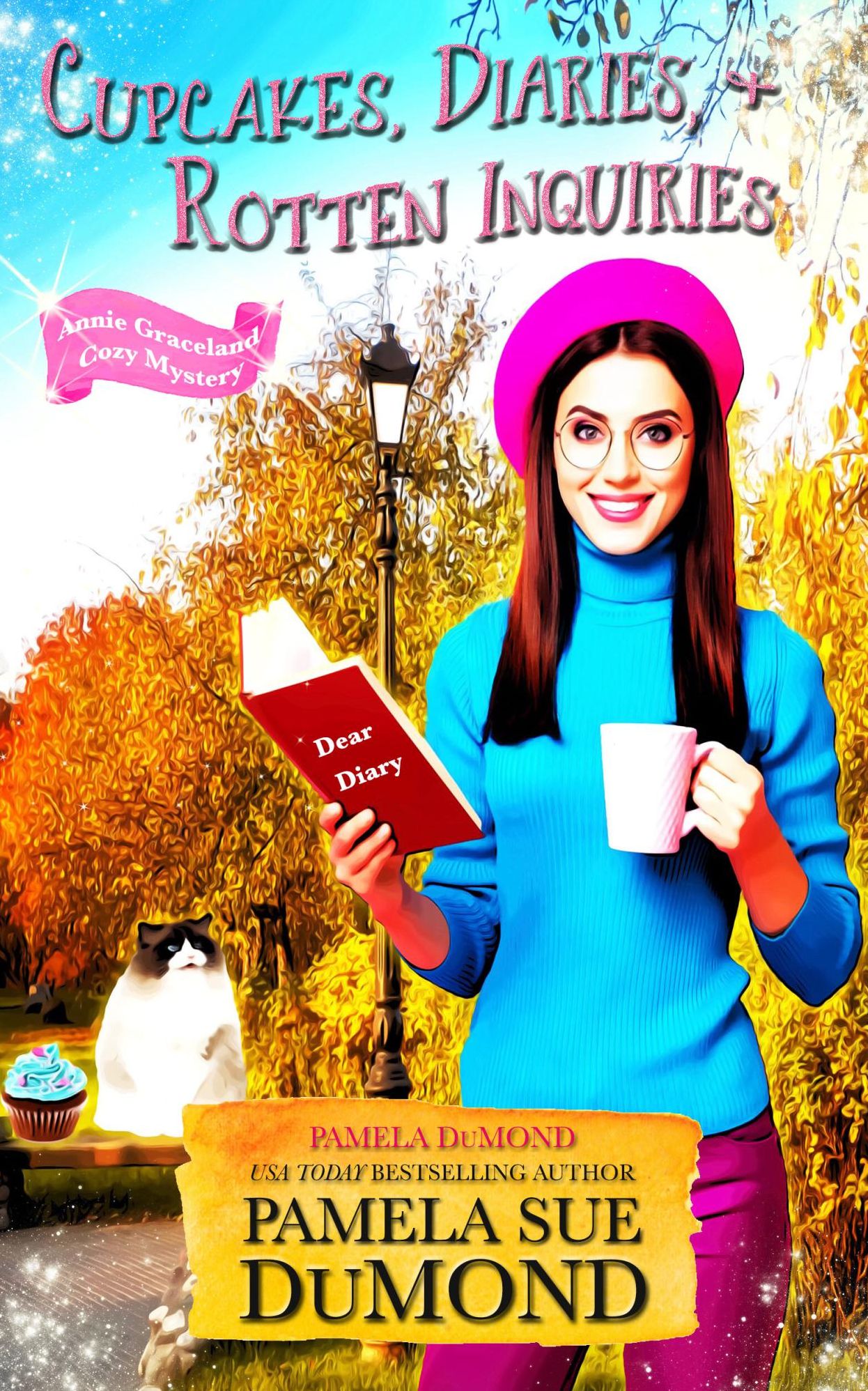 Cupcakes, Diaries, and Rotten Inquiries (An Annie Graceland Cozy Mystery, #5)