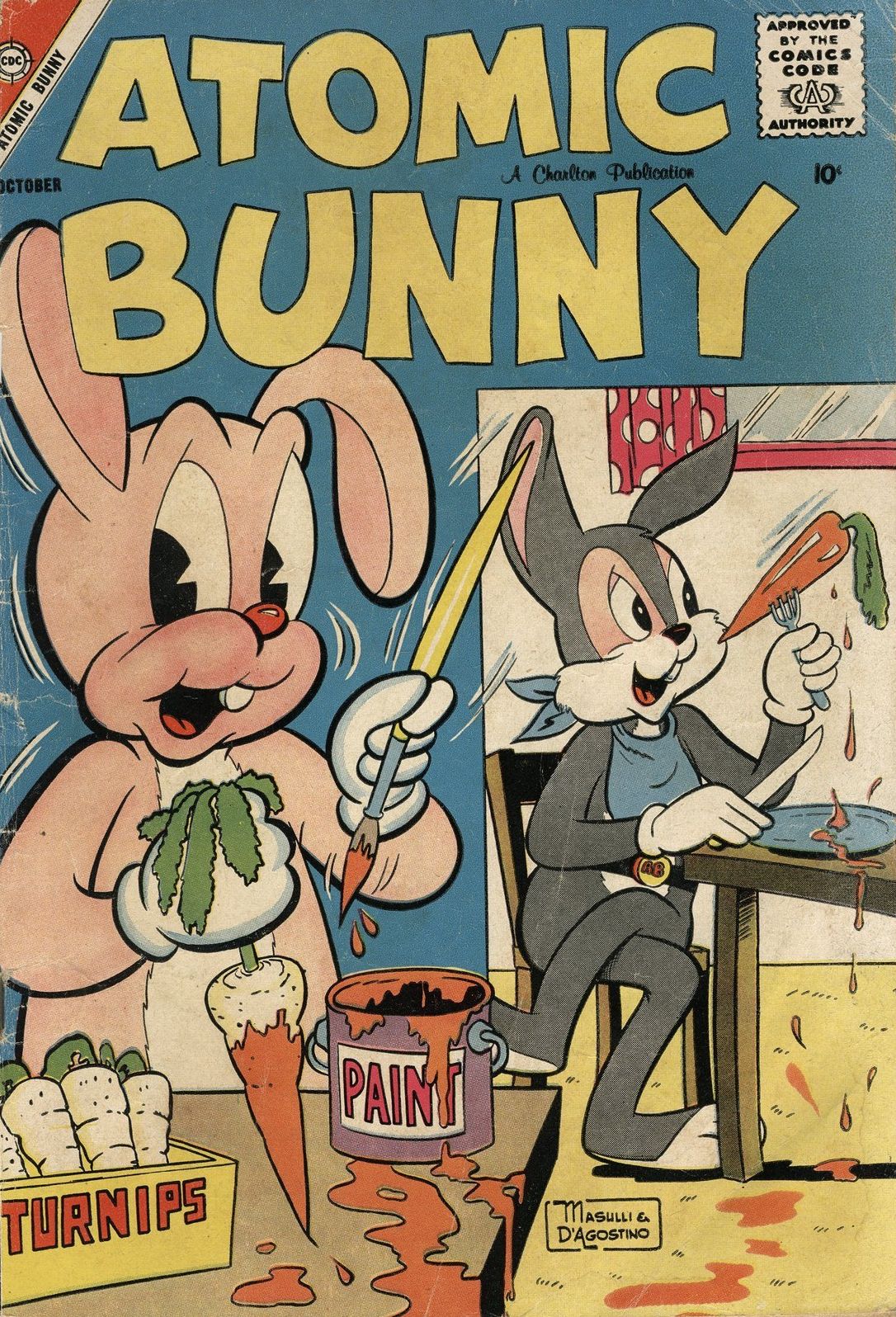Atomic Bunny Number 13 Childrens Comic Book