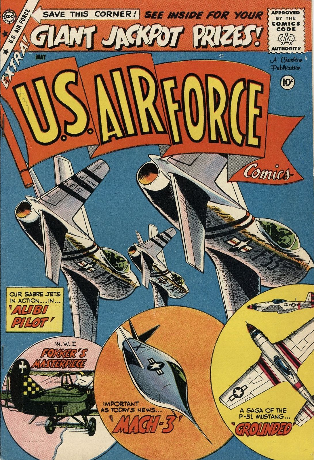 US Air Force Comics Number 4 War Comic Book
