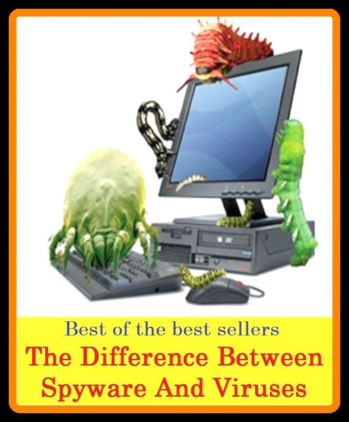 Best of the Best Sellers	The Difference Between Spyware And Viruses ( dissimilarity, difference, between, of, within, among, poison, venom, toxic, upas, bane, virus )