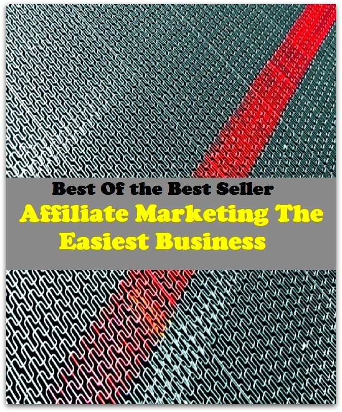 Best of the best sellers Affiliate Marketing The Easiest Business ( education, university, varsity, college, degree, graduation, post graduation, bba, mba, business administration, marketing, management, human resource )