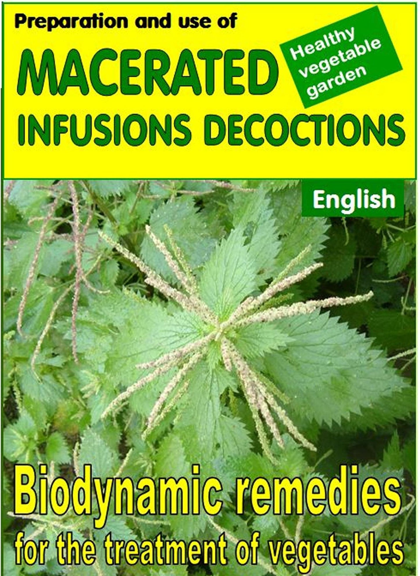 Preparation and use of macerated, infusions, decoctions. Biodynamic remedies for the treatment of vegetables