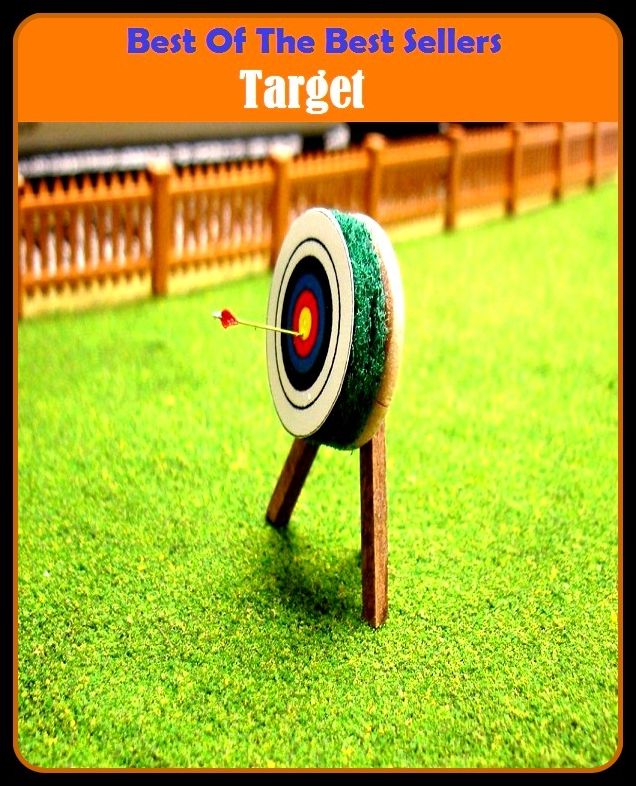 Best of the Best Sellers Target (objective, marking, object, butt, mark, sucker, target area, sign, crisscross, fall guy, bull's eye, mug, quarry, score, brand, aim, chump, scrape, stigma, stain, home run, fair game, scratch, grade, gull, patsy, fool)