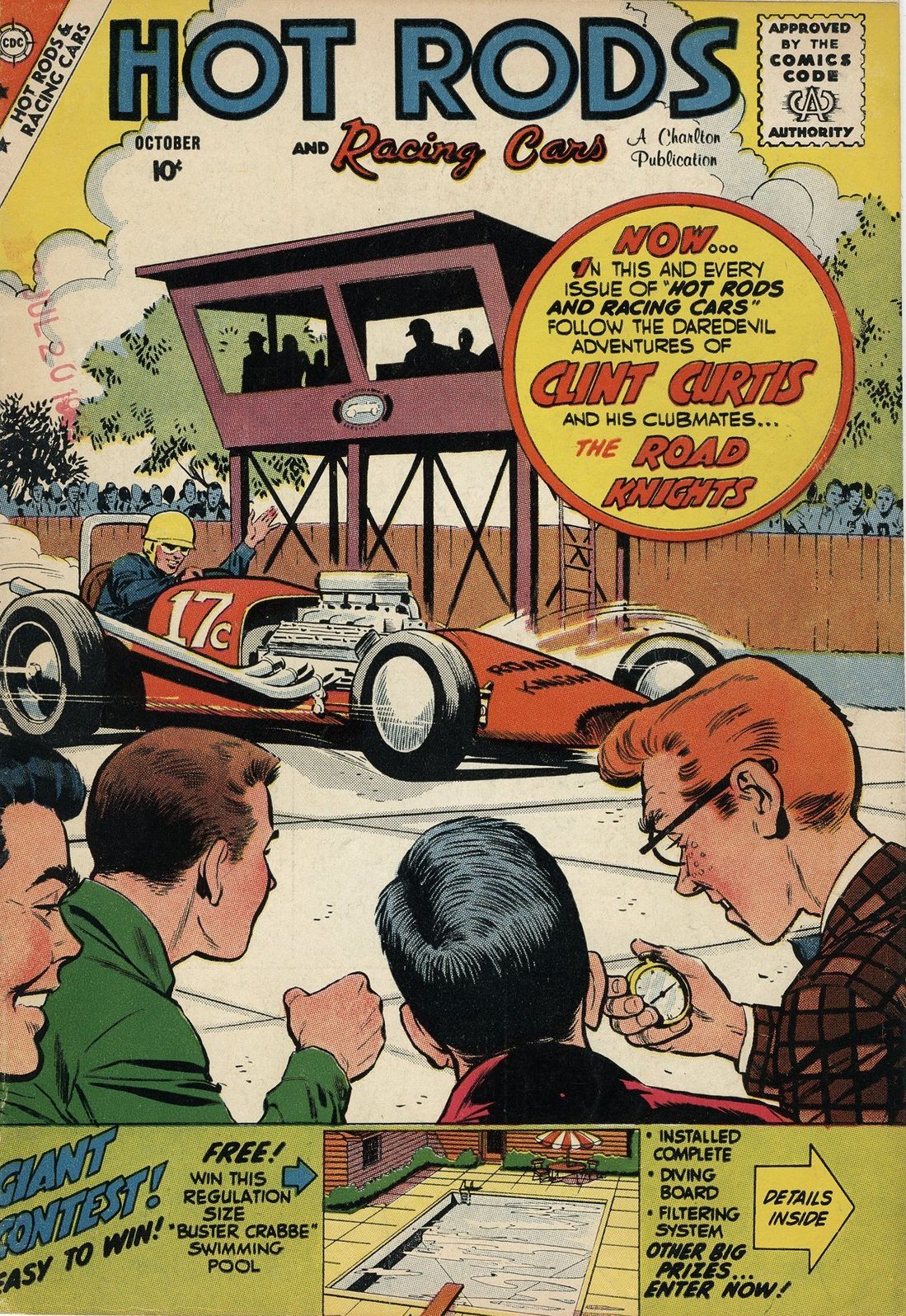 Hot Rods and Racing Cars Number 42 Car Comic Book