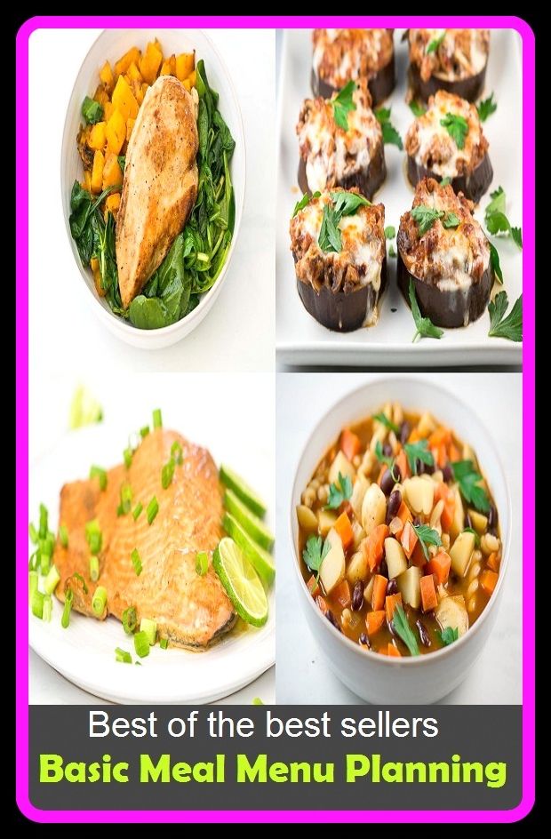 Best of the Best Sellers Basic Meal Menu Planning ( adjustment, working plan, arrangement, warm-up, basic training, trial, blueprinting, training, calculation, the big picture)