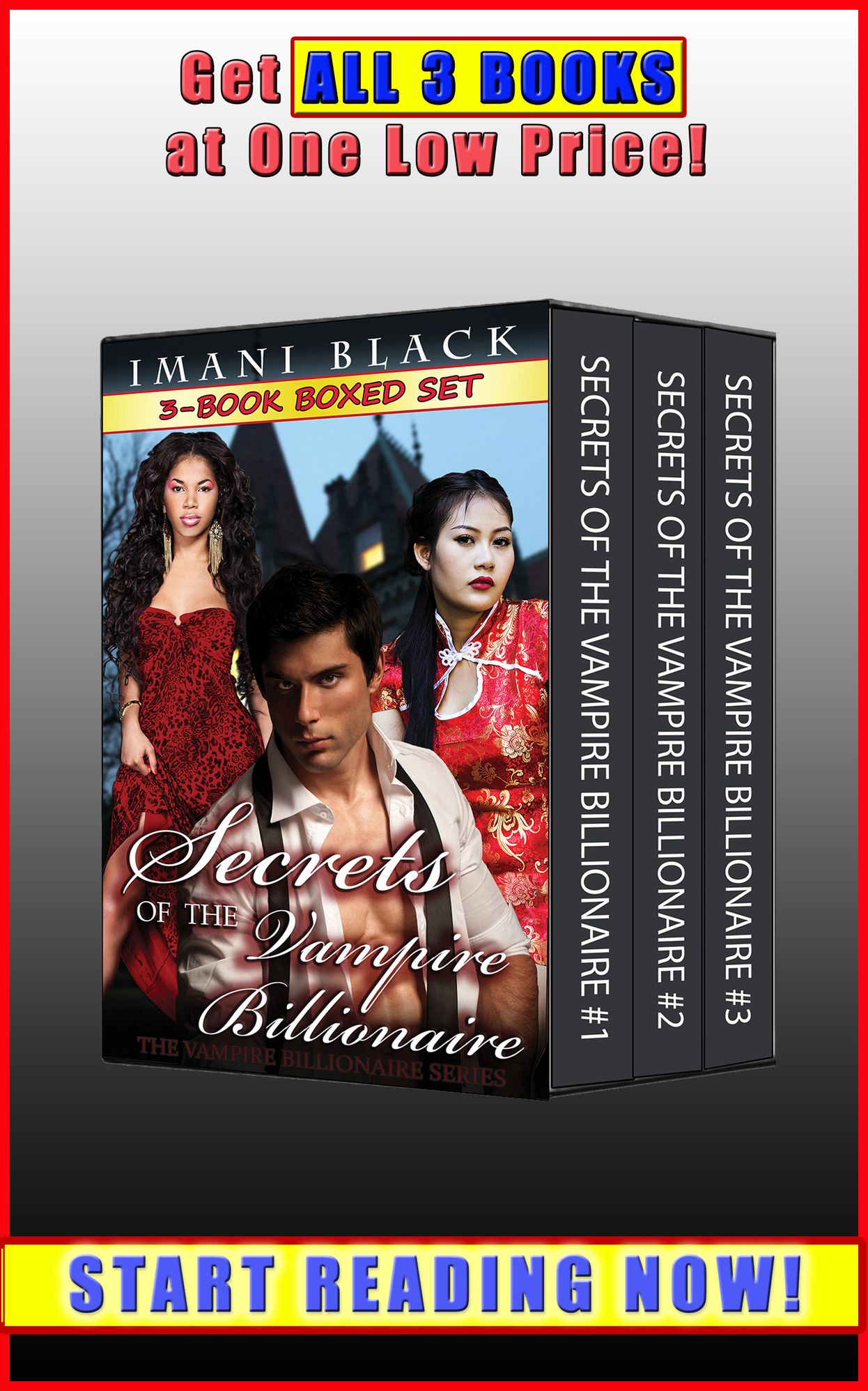 Secrets of the Vampire Billionaire 3-Book Boxed Set Bundle