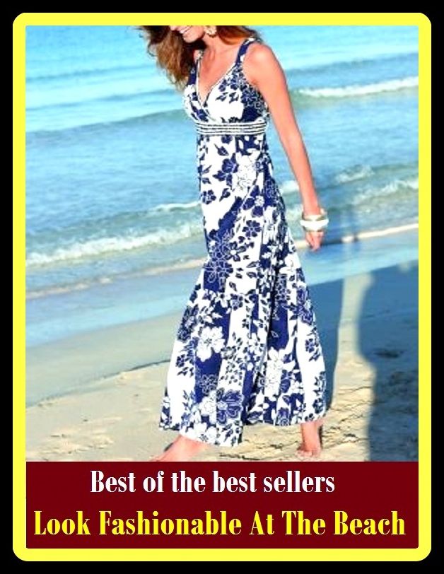 Best of the best sellers Look Fashionable At The Beach (careen, waterfront, coast, take the ground, coastline, strand, foreshore, shore, ironbound coast, shingle, littoral, seashore, pile up, seacliff)