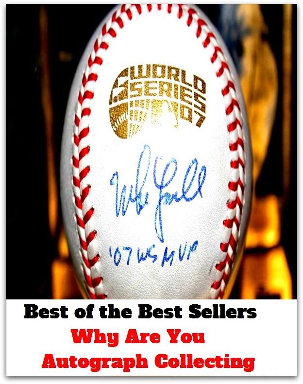 Collecting Autographs: Why Are You Autograph Collecting ( collecting, plucking, collection, anthology, recover, regain one's composure, pull oneself together, steady oneself, get a grip )