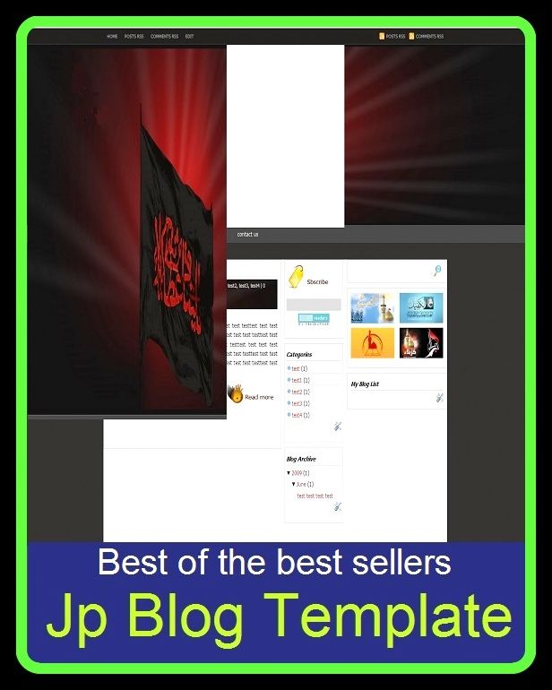 Best of the Best Sellers Jp Blog Template ( model, example, guide, mold, blueprint, pattern, guide, templet, replica, copy, representation, mock-up, dummy, imitation )