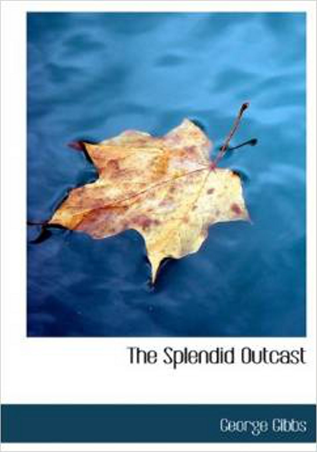 The Splendid Outcast: A Fiction And Literature Classic By George Gibbs! AAA+++