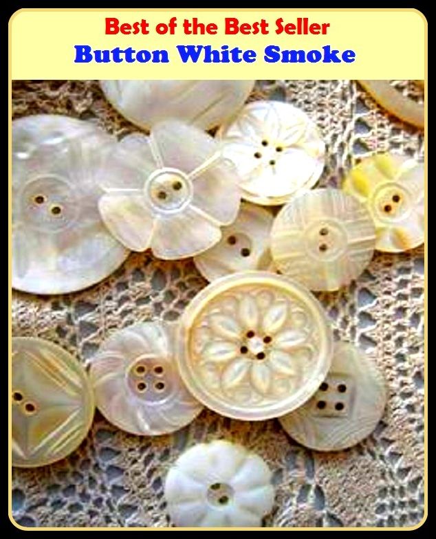 Best of the Best Sellers Button White Smoke (knob, clasp, frog, catch, stud, fastening, switch, room, groove)