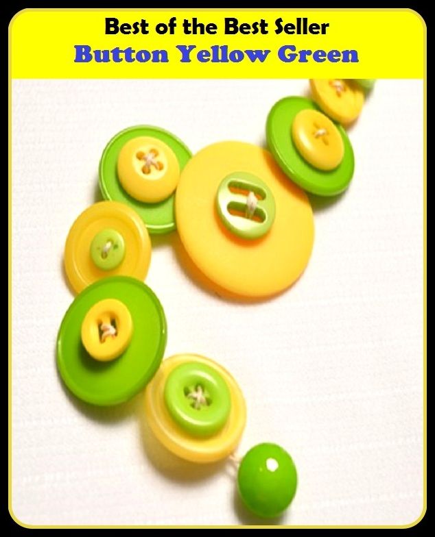 Best of the Best Sellers Button Yellow Green (knob, clasp, frog, catch, stud, fastening, switch, room, groove)